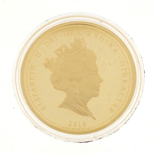 2788 - Elizabeth II 2018 Coronation gold double sovereign