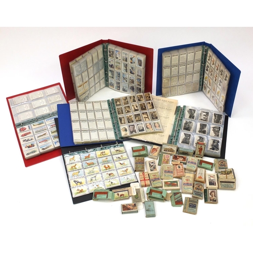 2825 - Collection of vintage cigarette cards and Royal Observer Corps recognition cigarette cards including... 