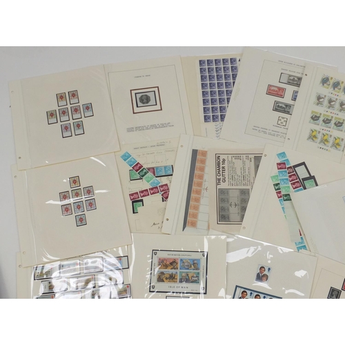 2831 - Predominantly United Kingdom and Jersey mint unused stamps including booklets, various genres and de... 