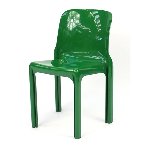 2133 - 1960's Selene chair designed by Vico Magistretti For Artemide, 75cm high