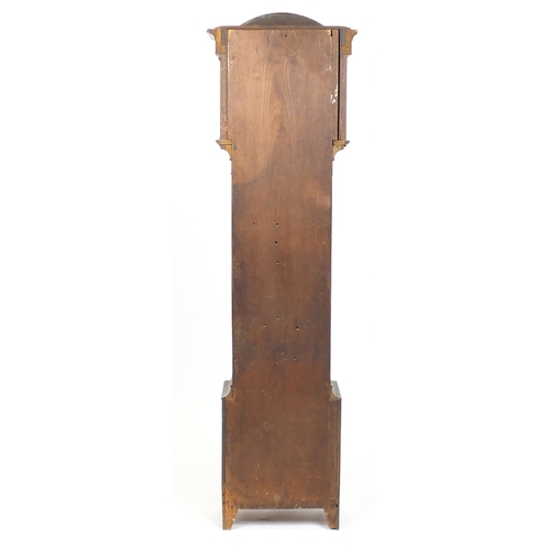 2004 - 19th Century Scottish mahogany eight day long case clock, with second and date dials, the dial inscr... 