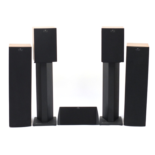 2098 - Five Kef speakers, models Q35, Q15 and Q95C