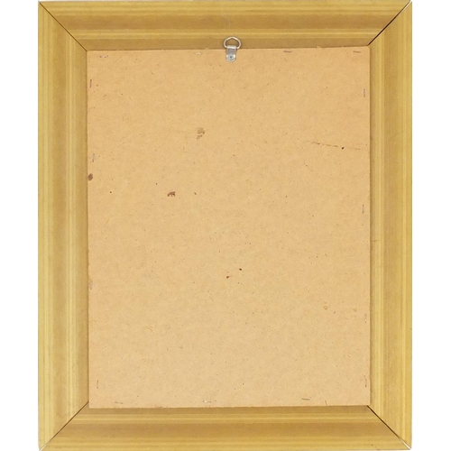 121 - Gilt framed mirror moulded with leaves and berries, 48cm x 41cm