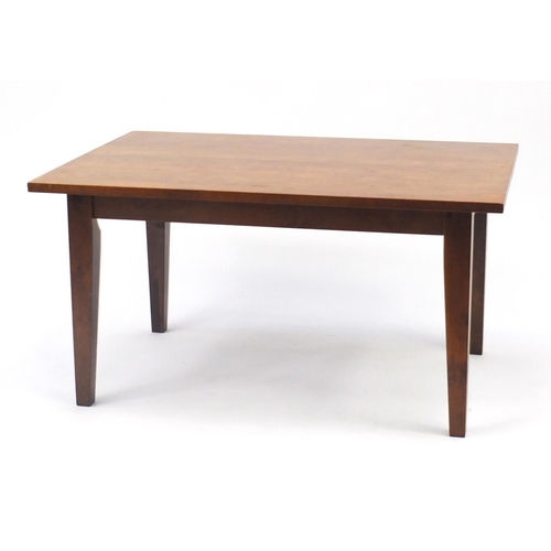 93 - Hardwood coffee table, 47cm H x 90cm W x 60cm D