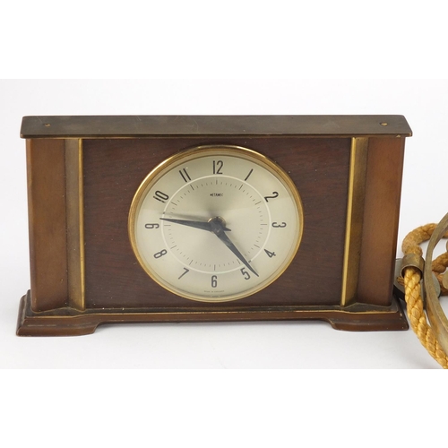 219 - Three vintage clocks including Metamec