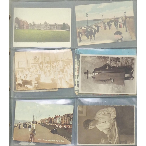 870 - Edwardian and later postcards including Herne Bay and Eastbourne, Margate and London