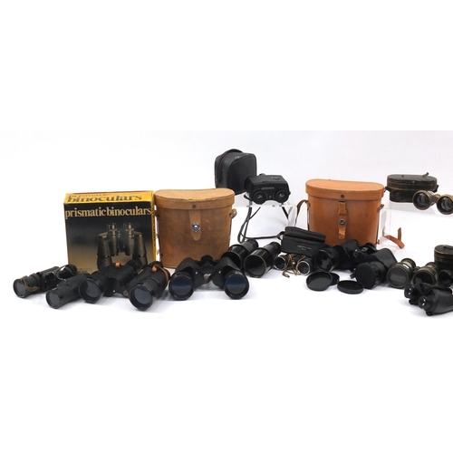 285 - Vintage and later binoculars and opera glasses, including Lemaire, Hans Weiss and Ross