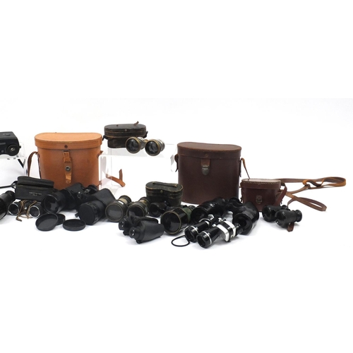 285 - Vintage and later binoculars and opera glasses, including Lemaire, Hans Weiss and Ross