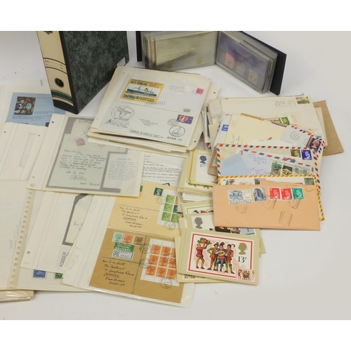 838 - Extensive collection of World stamps, postal history and first day covers, some mint and unused