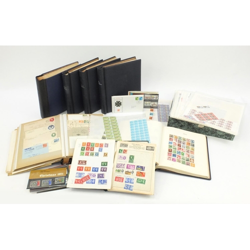 840 - Extensive collection of World stamps some mint and unused including Great Britain, Germany and Czech... 