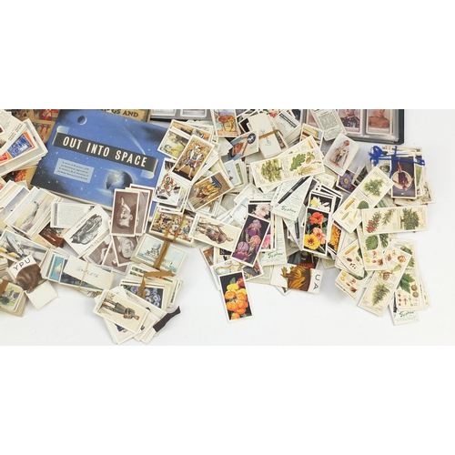 879 - Extensive collection of cigarette and tea cards including John Player and Wills