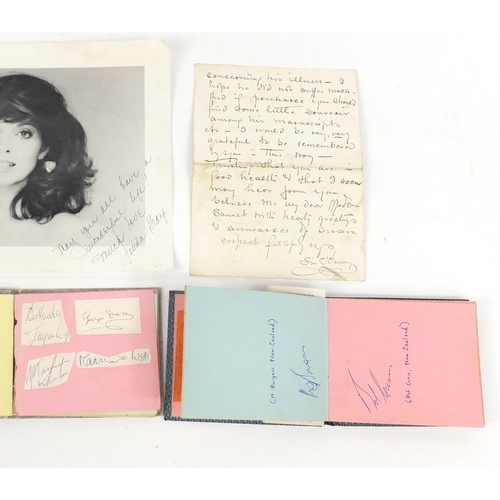 875 - Three 1960's albums of autographs