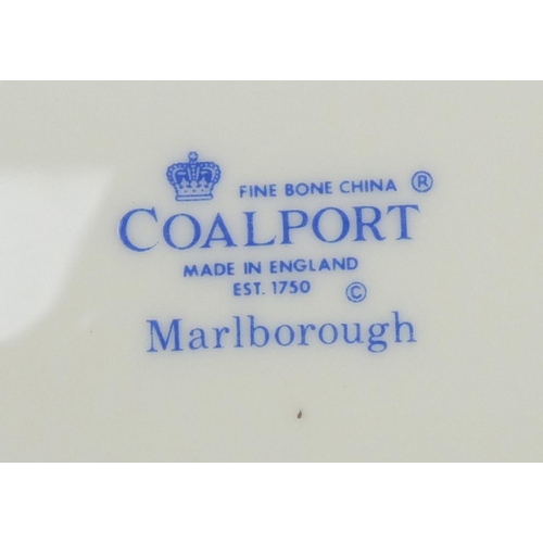 252 - Coalport Marlborough dinner and teaware