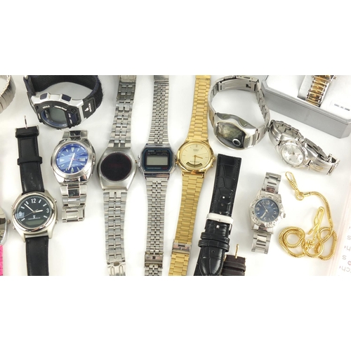 351 - Wristwatches including Swatch, Casio, Sekonda and Timex