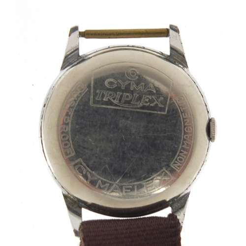 306 - Vintage Cyma Triplex wristwatch