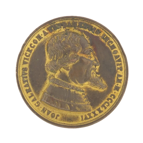 452 - Joan Galeativs Vicecom commemorative medallion