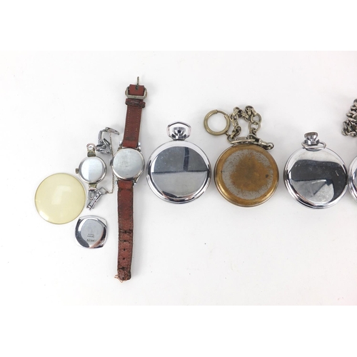 326 - Wristwatches and pocket watches including Smiths, Ingersoll and Everite