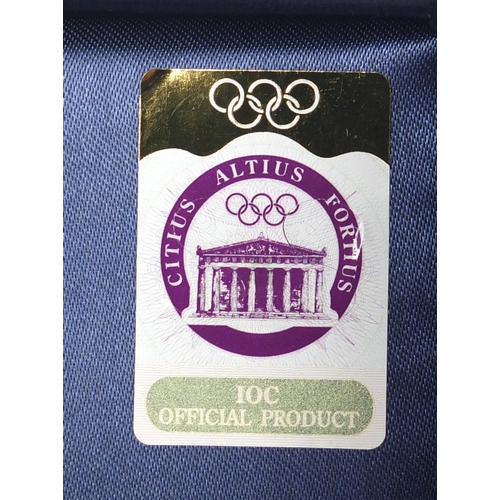 2327 - Silver Bars Of The Presidents of the IOC, eight silver ingots housed in a fitted case with box