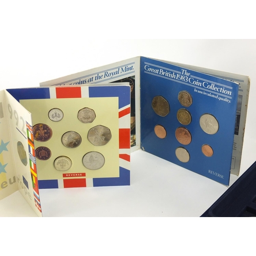 446 - British coins including Elizabeth and Philip commemorative crown collection