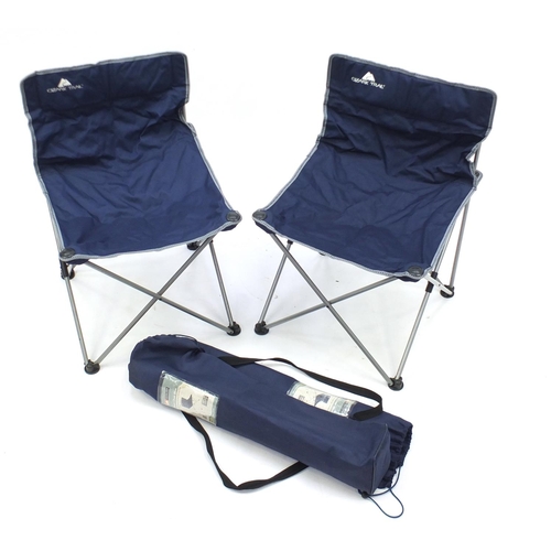 119 - Pair of folding camping chairs