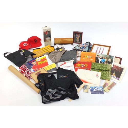 625 - Collection of miscellaneous items including Beijing Olympics and a London Tour de France