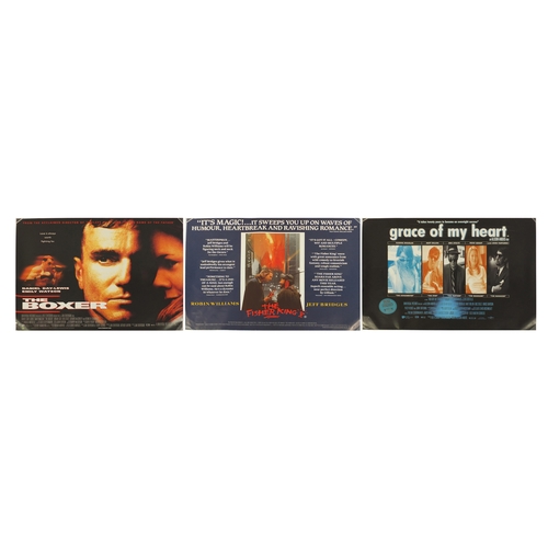 660 - Three film posters comprising Grace of my Heart, The Boxer and The Fisher King, each 101cm x 76cm