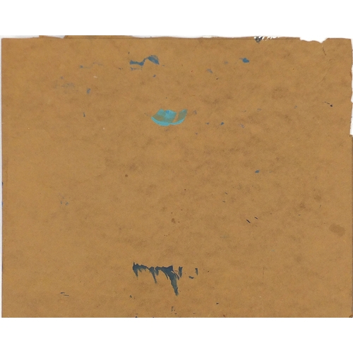 333A - Abstract composition, oil on card, unframed, 51cm x 41.5cm