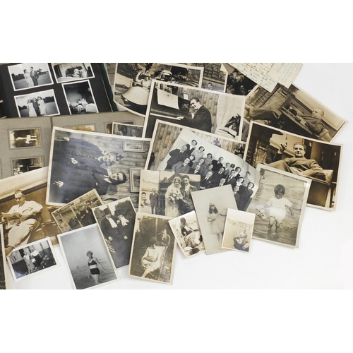 656 - 19th century and later black and white mostly family photographs including Yosemite Valley, The Rock... 