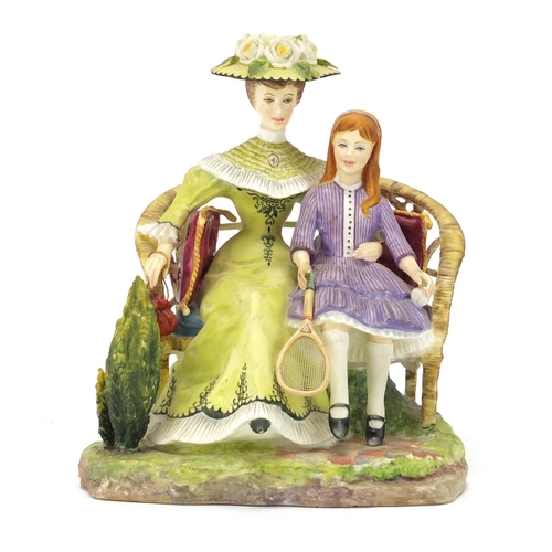 2194 - Royal Worcester Charlotte and Jane figurine with box from the Victorian Figures Series, limited edit... 