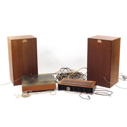 2083 - Bang & Olufsen hi-fi equipment comprising Beocord 1200, Beolab 5000 and a pair of Beovox 5700 speake... 