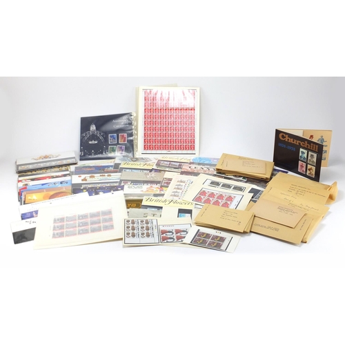 2338 - Predominantly British mint unused stamps including presentation packs, various genres and denominati... 