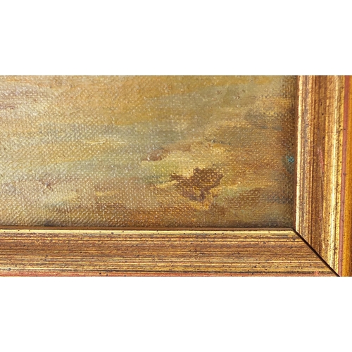 170 - Thatched cottage, oil on canvas, framed, 60cm x 39cm