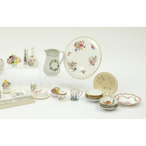 523 - Collectable china including Royal Worcester, Minton, Wedgwood and Crown Staffordshire
