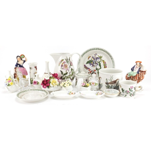 535 - Collectable china and glassware including Portmeirion, Coalport and Waterford