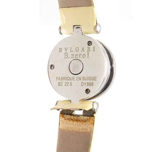 690 - Ladies Bvlgari B.Zerol wristwatch, the case numbered D1888, 2.3cm in diameter