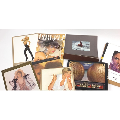 541 - Collection of mostly 1980's Pirelli calendars