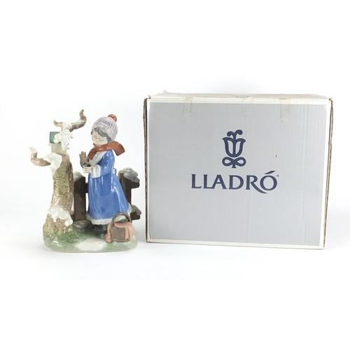 2193 - Lladro figurine Winter Frost with box, numbered 5287, 26cm high