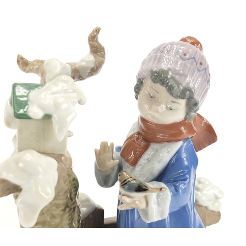 2193 - Lladro figurine Winter Frost with box, numbered 5287, 26cm high