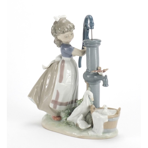 2194 - Lladro figure group Summer on the Farm with box, numbered 5285, 24cm high