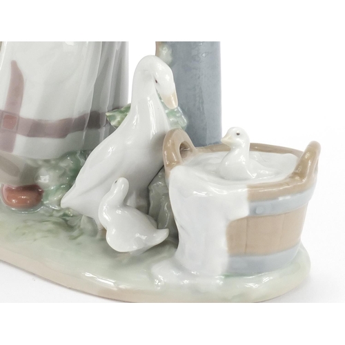 2194 - Lladro figure group Summer on the Farm with box, numbered 5285, 24cm high