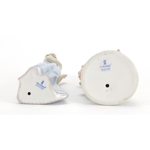 2219 - Two Lladro figurines including Spring Token both with boxes, numbered 5604 and 5217, the largest 21c... 