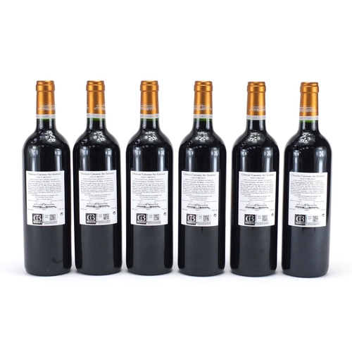 2246 - Six bottles of 2009 Chateau Caronne St Gemme Haut Medoc red wine