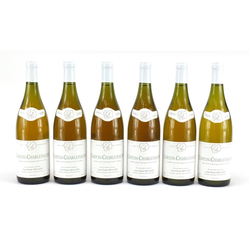 2292 - Six bottles of 1999 Domaine Jean-Claude Belland Corton Charlemagne Grand Cru white wine