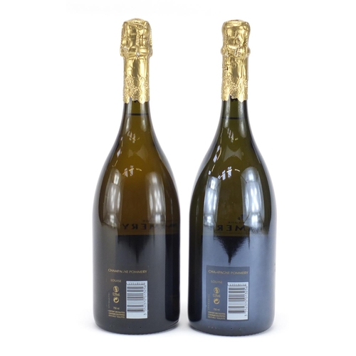 2208 - Two bottles of 2002 Pommery Cuvee Louise champagne