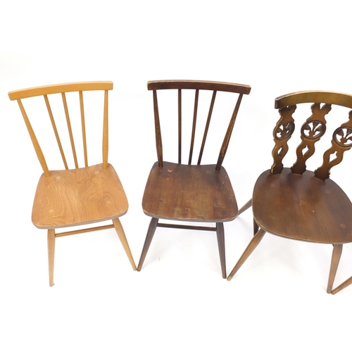 58 - Four Ercol chairs including two model 391 examples