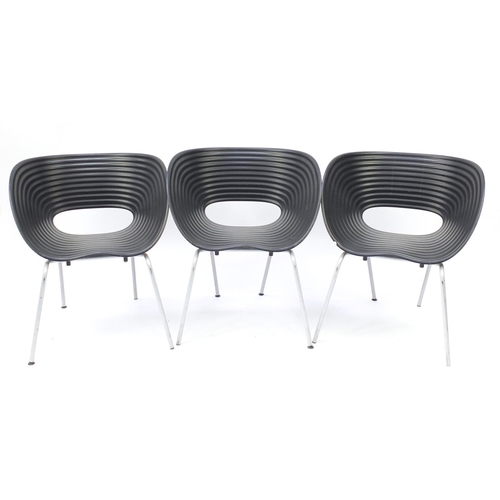 92 - Three Vitra Tom Vac chairs designed by Ron Arad, 75cm high