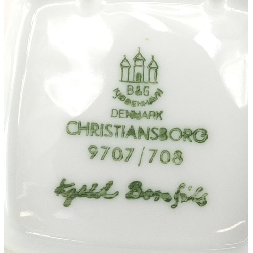 318 - Eleven Danish porcelain dishes including Royal Copenhagen and Bing & Grøndahl