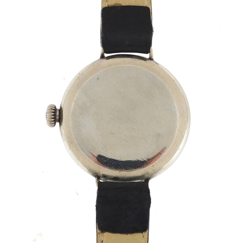 667 - Military interest Soleil Watch Co trench watch, 3.5cm in diameter