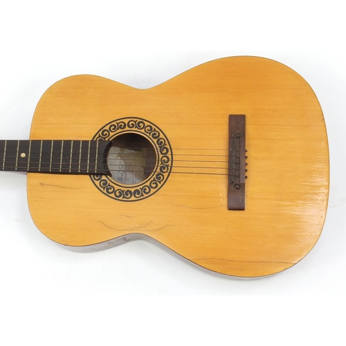 549 - Eko acoustic guitar with paper label