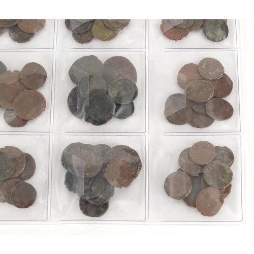 593 - Collection of Roman coins